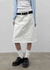 Onetic Cutting Cotton Midi Skirt