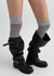Romten Two-tone Layered Ring Leg Warmers