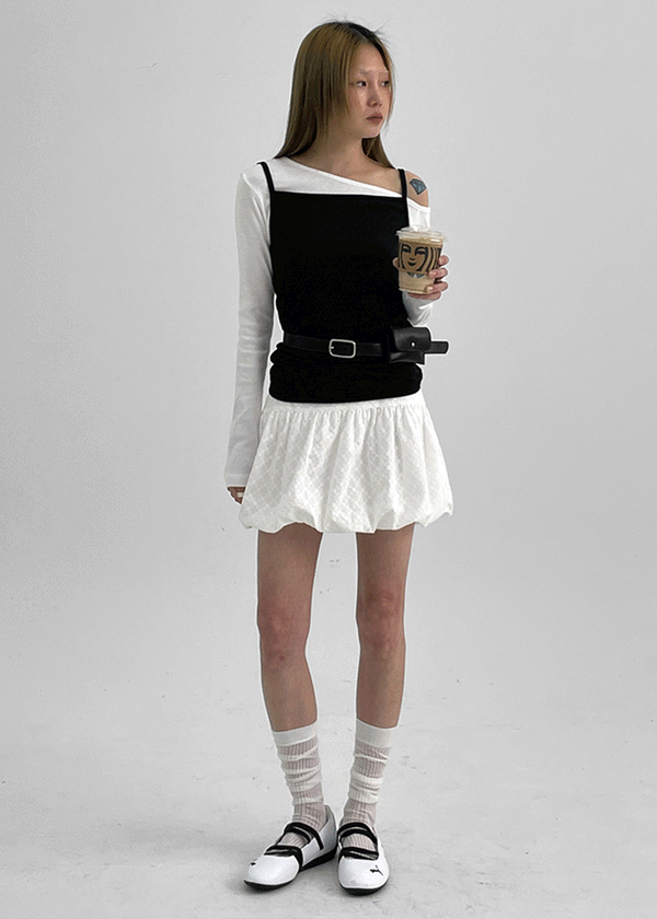 Pomuto Basic Ribbed Sleeveless