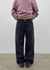 Fracture Washed Wide Cotton Pants