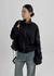 Hats High Neck Shirring Windbreaker Jumper