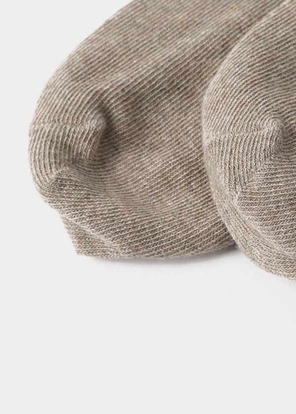 Calcetines Básicos Parcialmente Acanalados