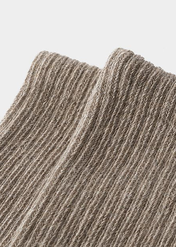 Calcetines Básicos Parcialmente Acanalados