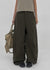 Factory Cut-out Wide Cargo Pants (Belt Set)