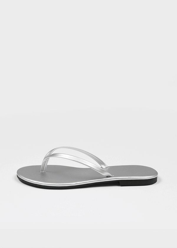 Mohiting Leather Flat Flip-Flops