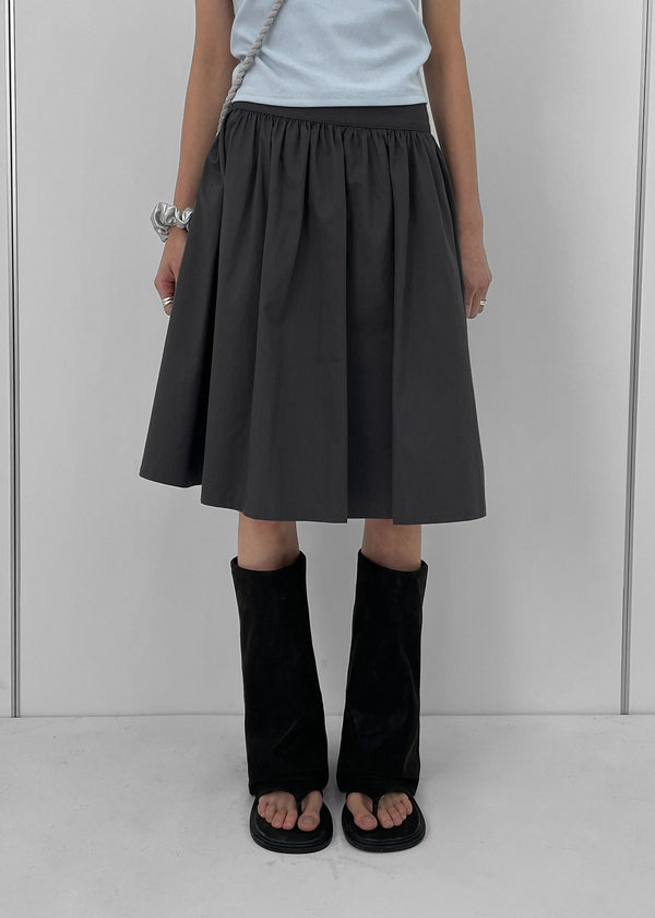 Selecty leather folding flip-flop middle boots