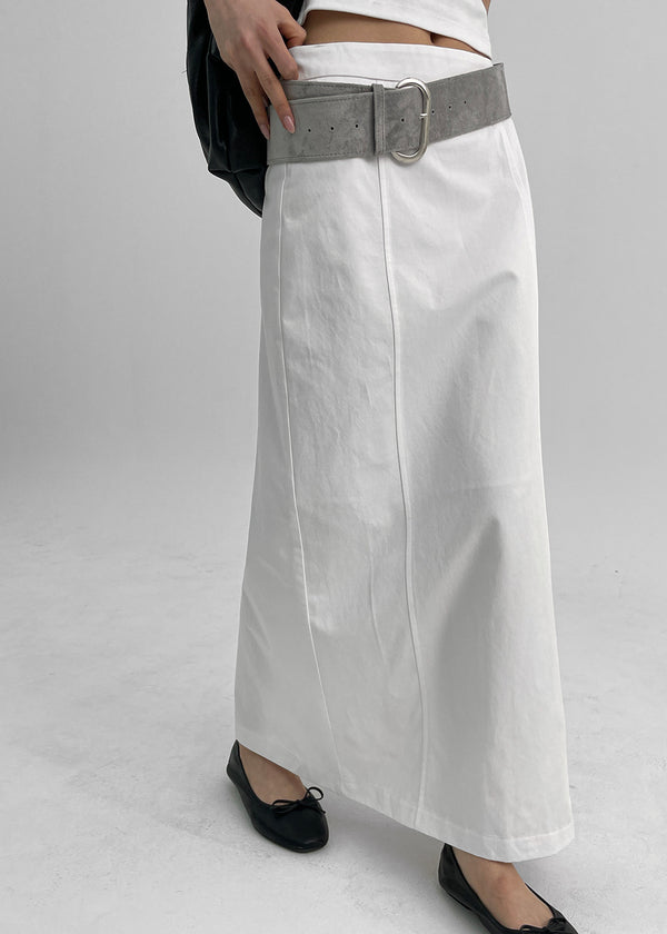 Cinturón ancho de ante con anillo de vela