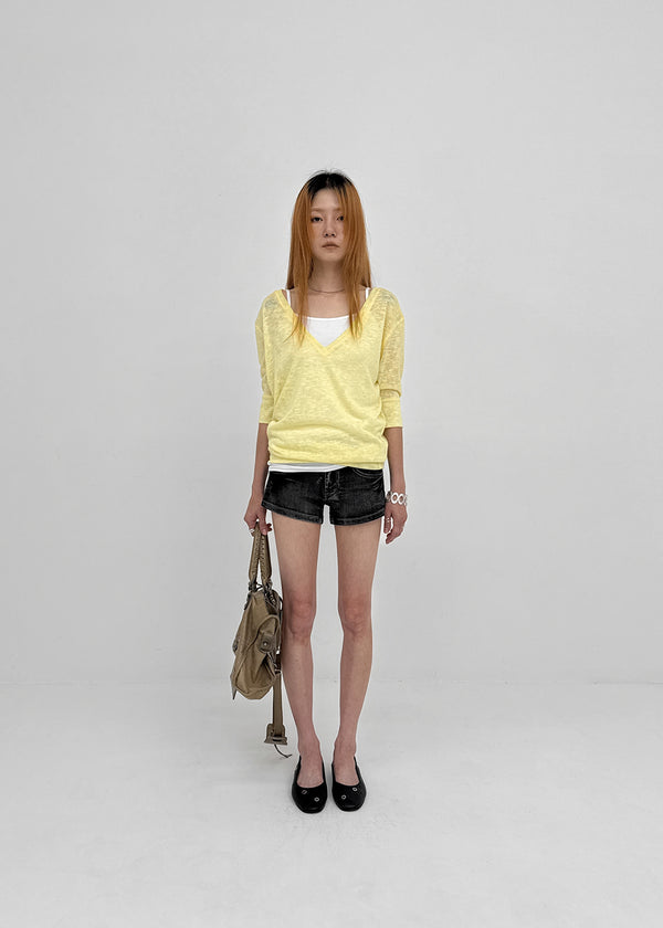 Duto V-neck Sleeveless Top
