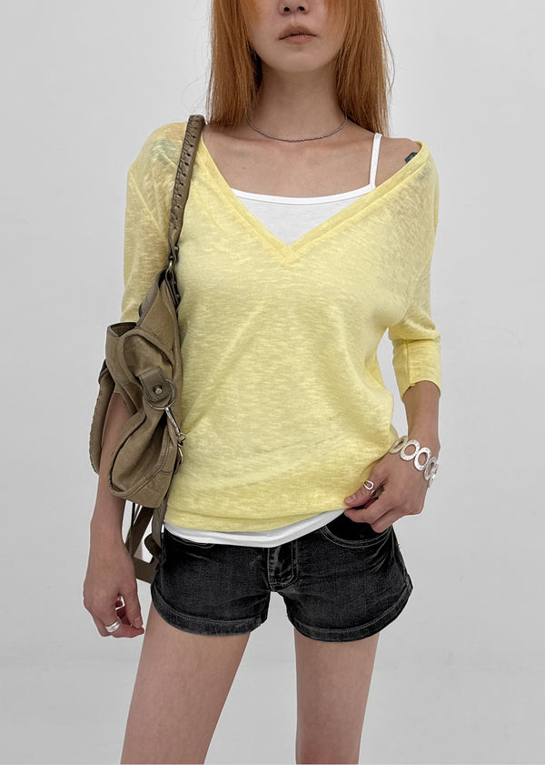 Duto V-neck Sleeveless Top