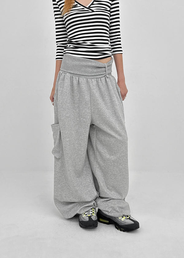 Churobi Two-way Cargo Elastic Pants