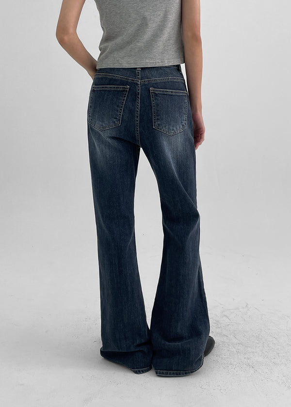 Fabien Washing Bootcut Denim Pants