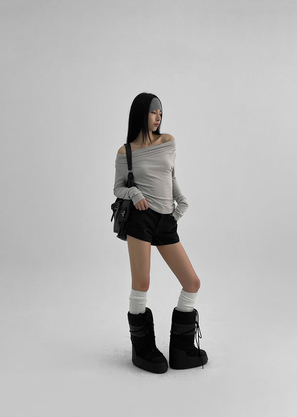 Hotk 不褪色短牛仔褲