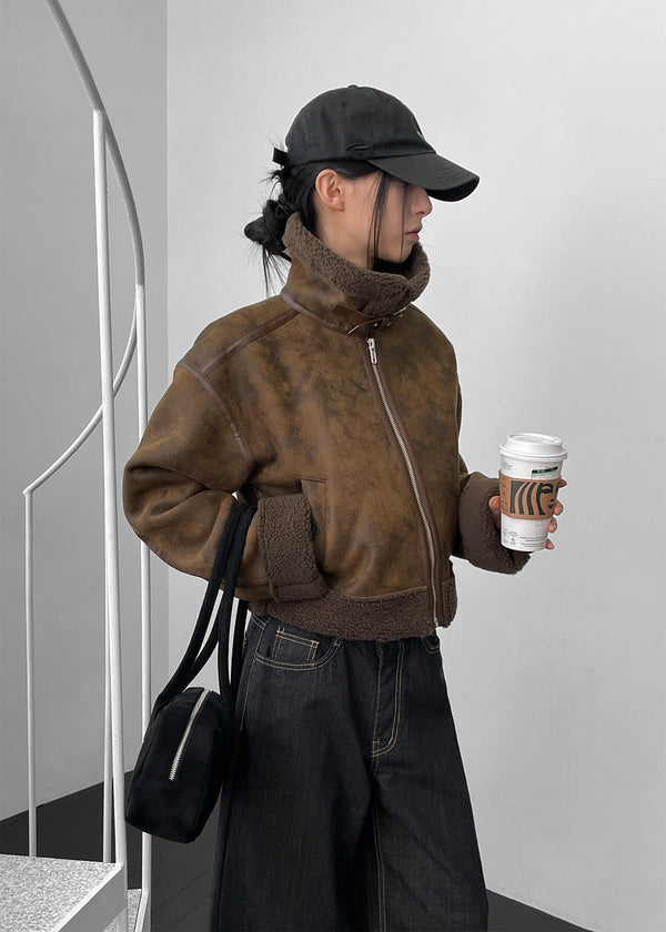 Pantalones de mezclilla anchos roll-up sin desvanecimiento Katzen