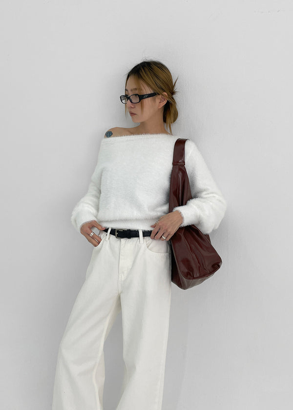 Oiseng Enamel Big Shoulder Bag