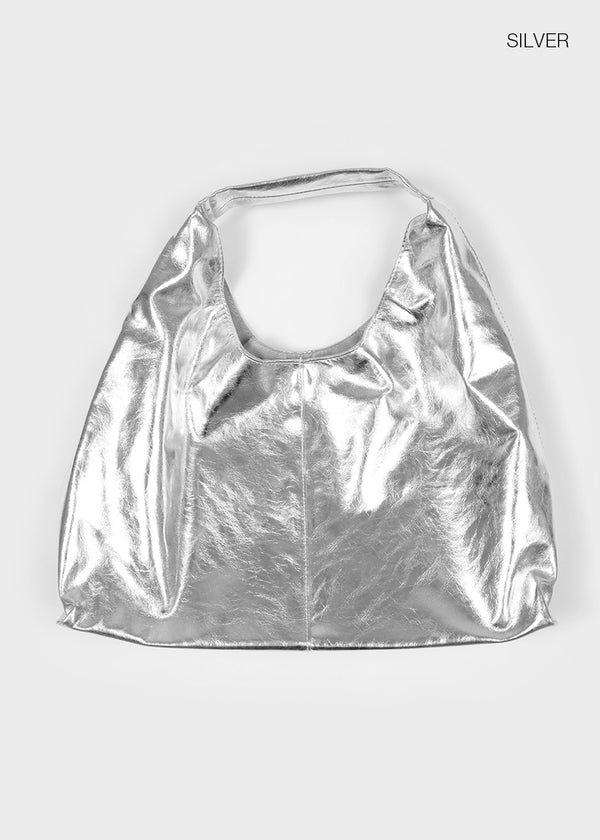 Oiseng Enamel Big Shoulder Bag