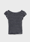 Helmon Stripe Unik Knit Short Sleeve T-shirt