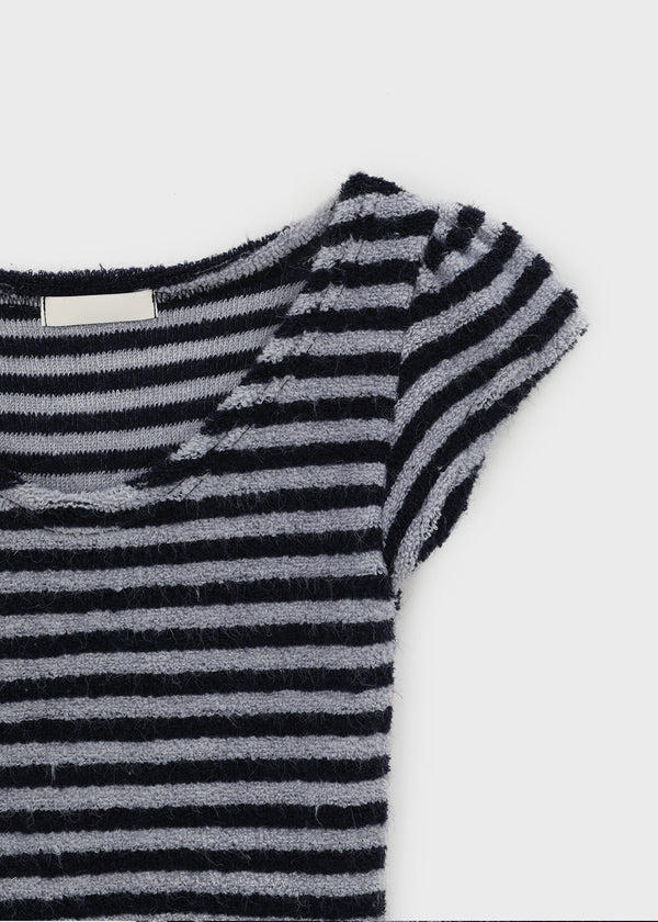 Helmon Stripe Unik Knit Short Sleeve T-shirt