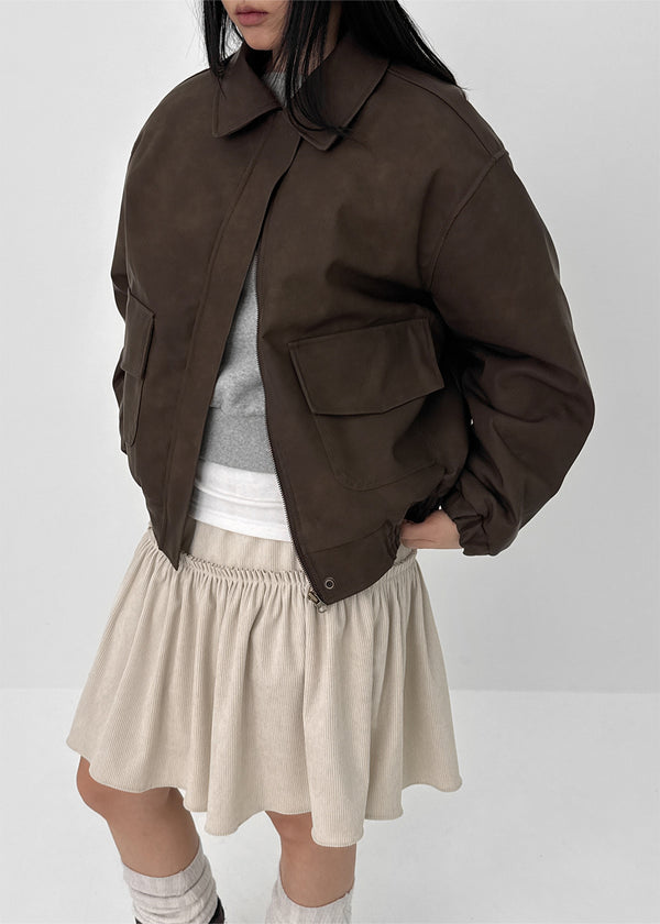 Reark Dumble Leather Jumper