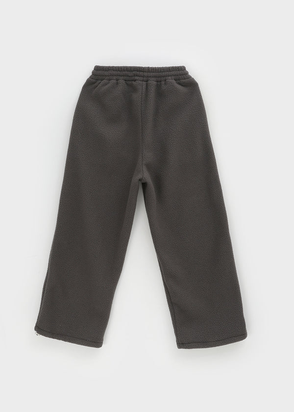 (UNISEX) Roll bendable fleece string pants