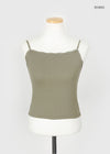 Lace-Trimmed Sleeveless Top