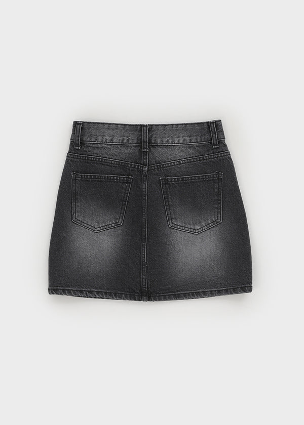 Ohenri 洗水牛仔迷你裙