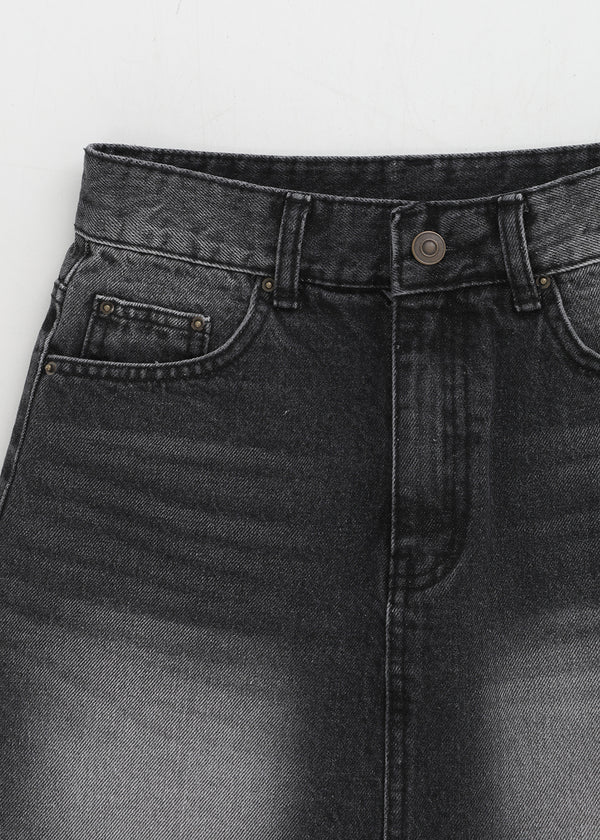 Ohenri 洗水牛仔迷你裙