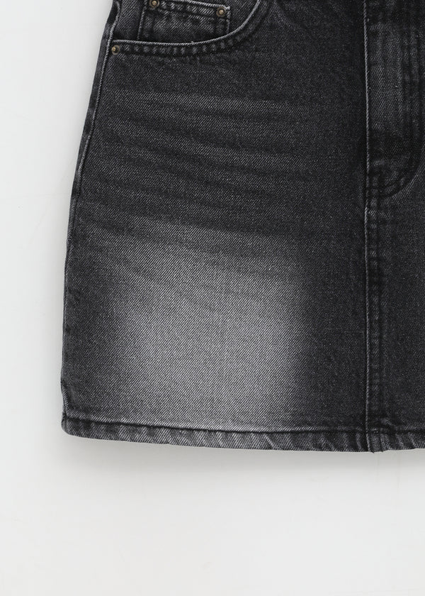 Ohenri 洗水牛仔迷你裙