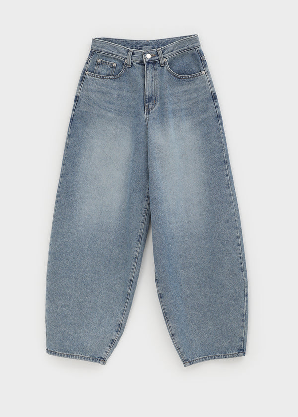 Jenfong Wash Weite Ballon-Jeans