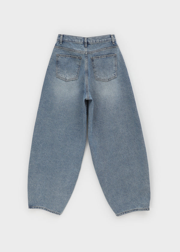 Jenfong Wash Weite Ballon-Jeans