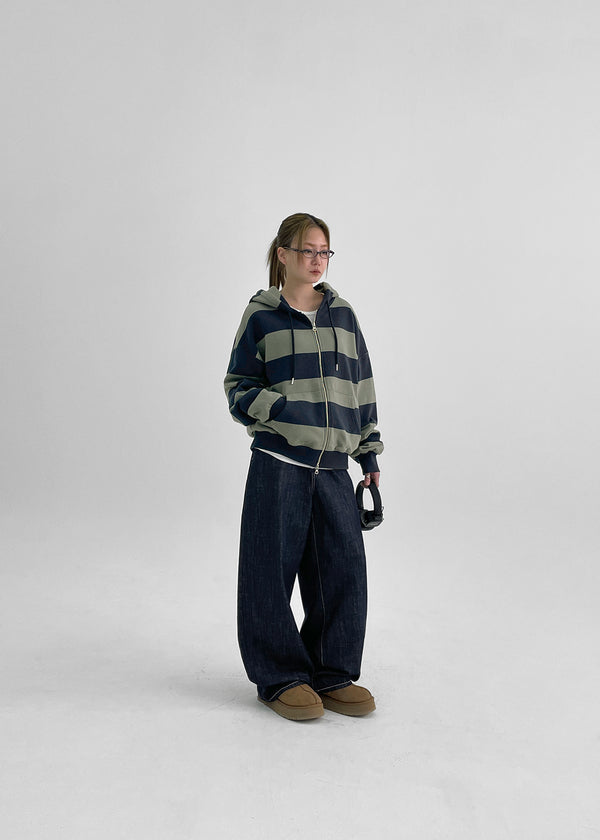 Levond Nonpade Weite Denim-Hose