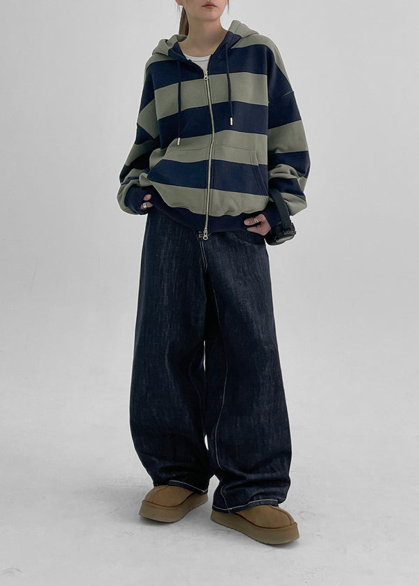 Levond Nonpade Weite Denim-Hose