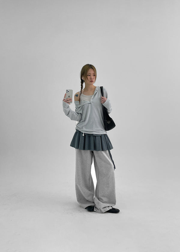 Weikin Geschichtete Zwei-Wege-Banding-Hose