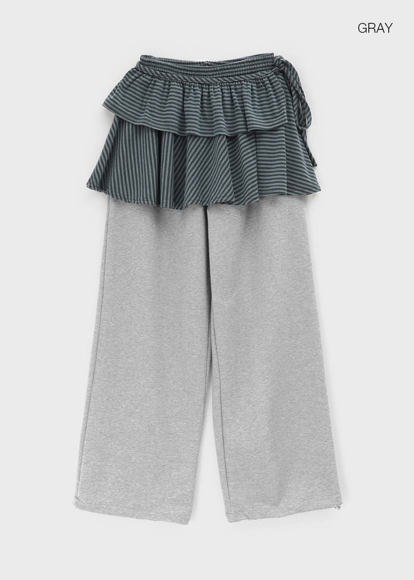 Weikin Geschichtete Zwei-Wege-Banding-Hose