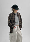 Crank Cotton Wide Cargo Pants