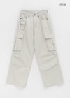 Crank Cotton Wide Cargo Pants