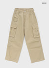 Crank Cotton Wide Cargo Pants