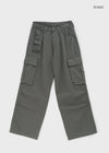 Crank Cotton Wide Cargo Pants