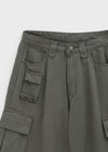 Crank Cotton Wide Cargo Pants