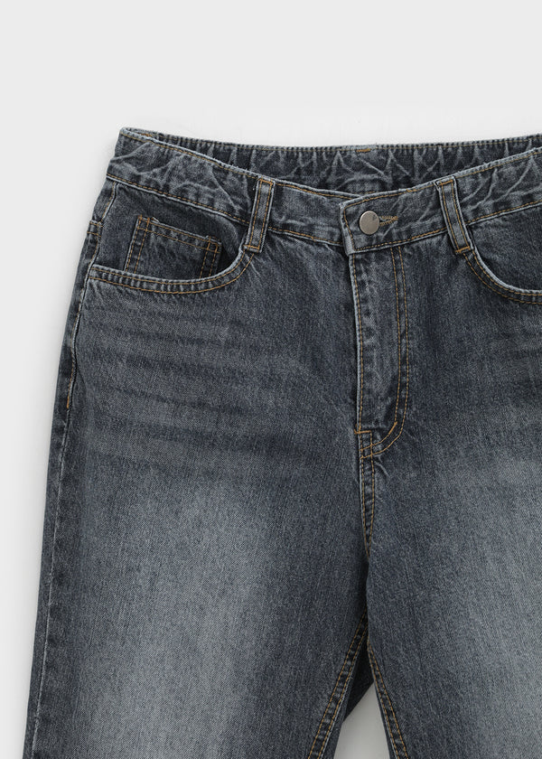 Bonia Boots Cut Washing Denim Pants