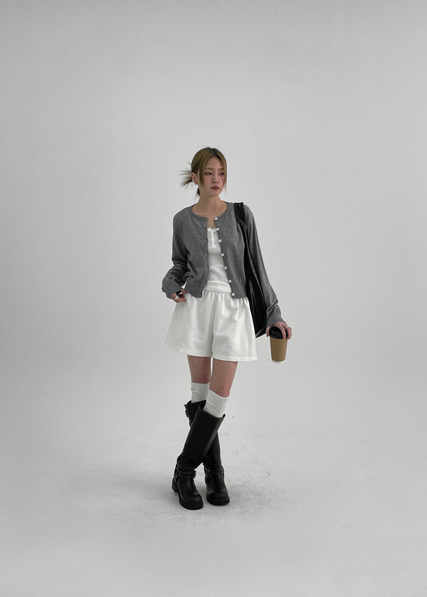 Pkop Washing Buckle Leather Long Boots