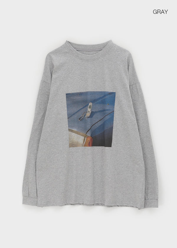 Supia Overfit Printing Long Sleeve T-shirt