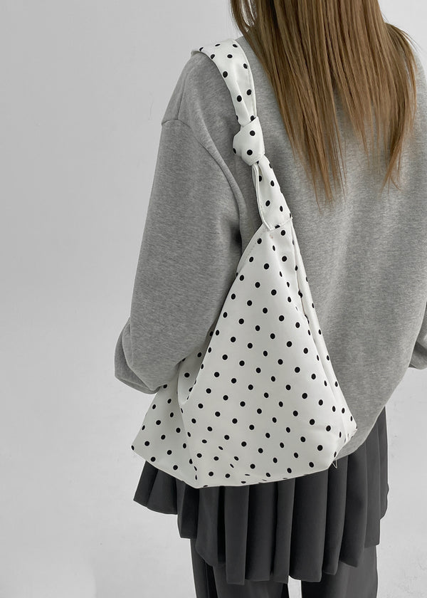 New Valley Nylon Dot Shoulder Bag