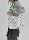 New Valley Nylon Dot Shoulder Bag
