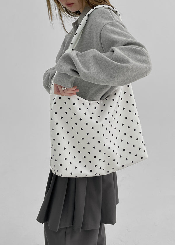 New Valley Nylon Dot Shoulder Bag