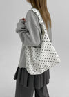 New Valley Nylon Dot Shoulder Bag