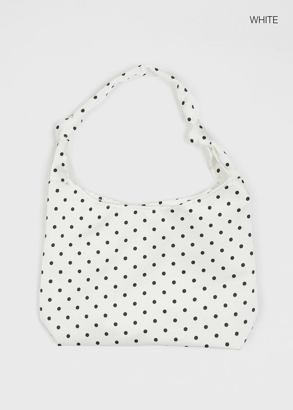 New Valley Nylon Dot Shoulder Bag
