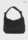 New Valley Nylon Dot Shoulder Bag
