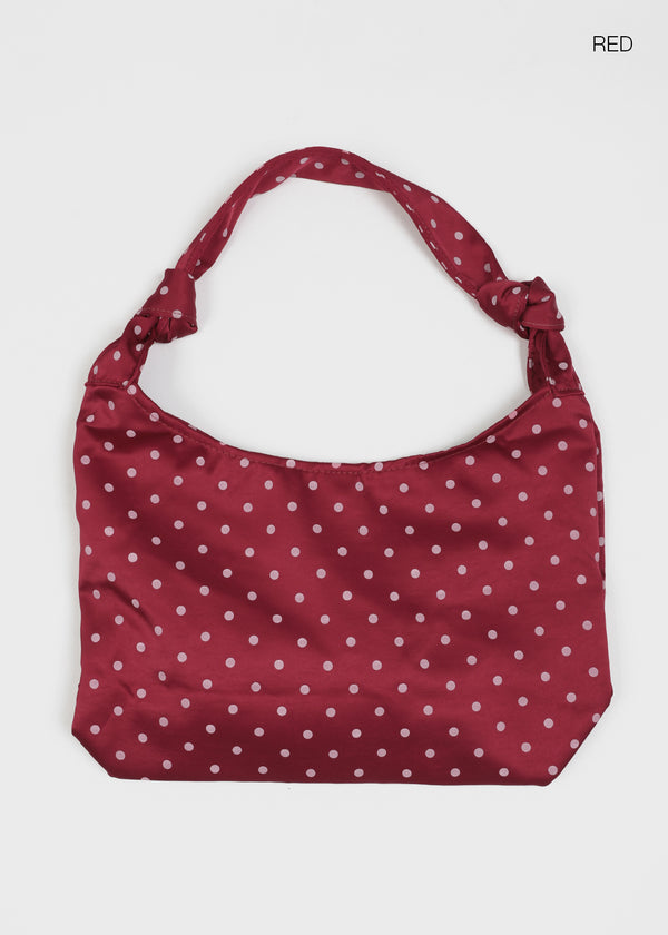 New Valley Nylon Dot Shoulder Bag