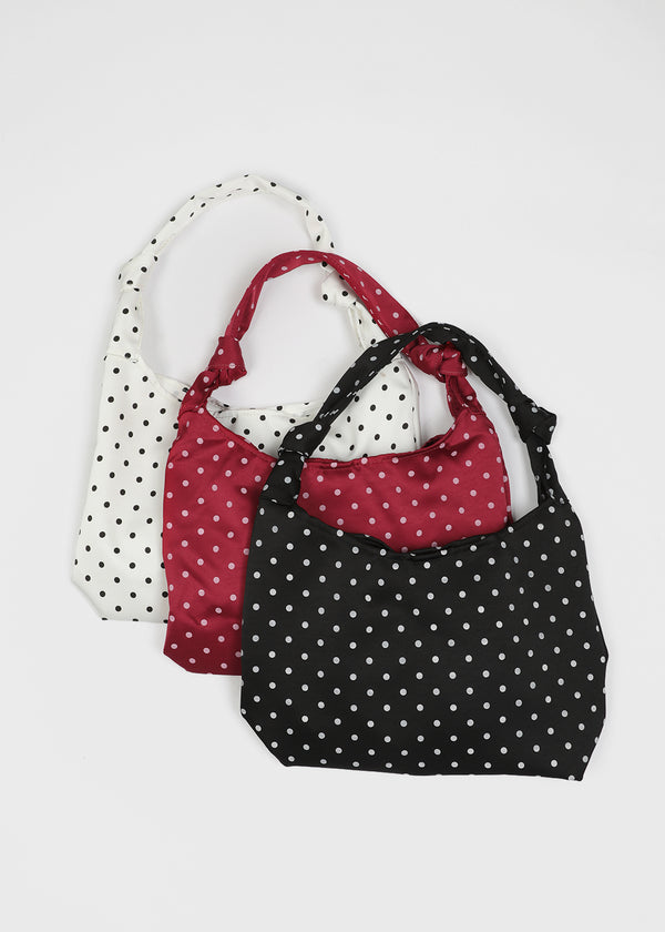 New Valley Nylon Dot Shoulder Bag