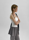 Doelt Henry Neck Lace Sleeveless (Built-in Cap)